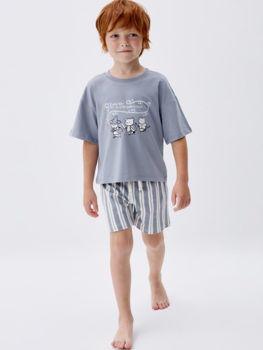 пижама с принтом для мальчиков 4680798744001 фотография