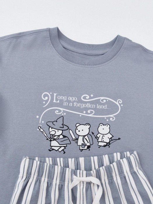 пижама с принтом для мальчиков по цене 599 руб вид справа