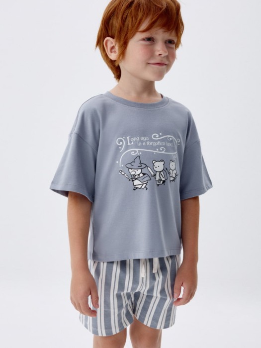 пижама с принтом для мальчиков из россии вид сбоку