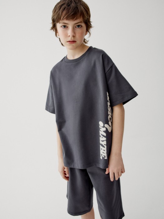 пижама с принтом для мальчиков от бренда sela вид слева