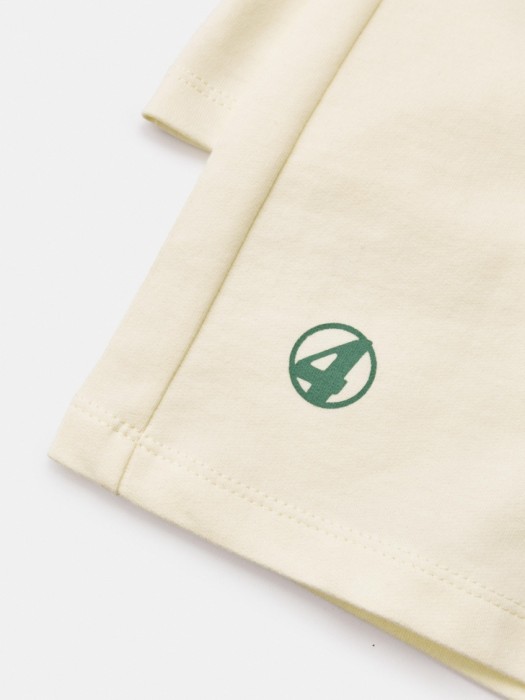 пижама с принтом для мальчиков из хлопка спереди