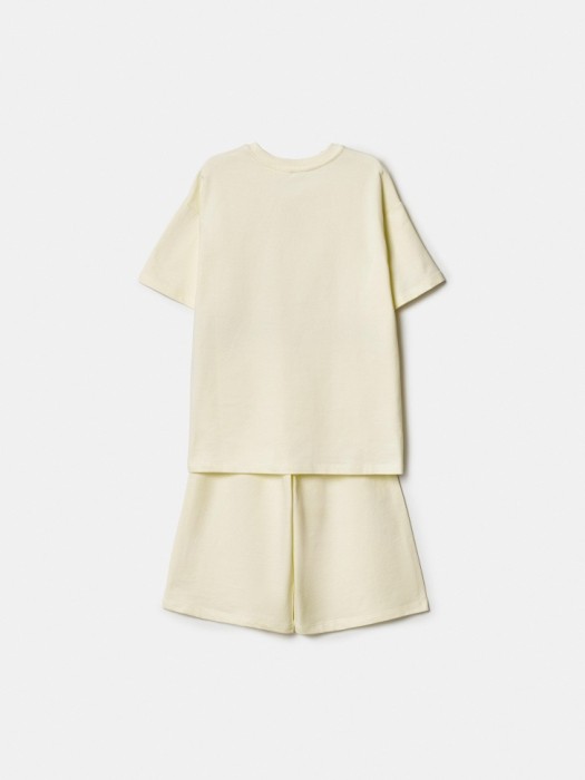 пижама с принтом для мальчиков универсального стиля с лицевой стороны