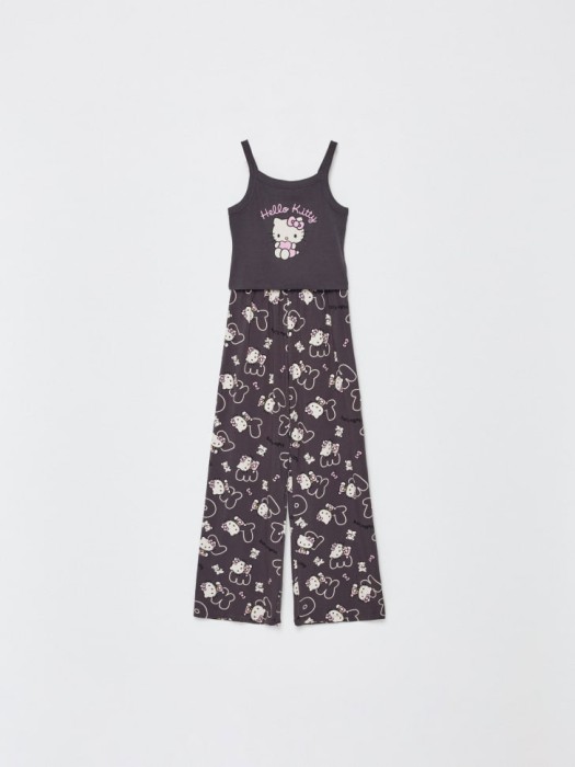 пижама с принтом hello kitty для девочек 4680798443096 фотография