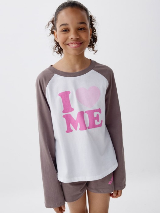 пижама с принтом hello kitty для девочек 4680798332703 фотография