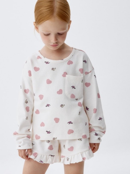 пижама с шортами для девочек 4680798624549 фотография