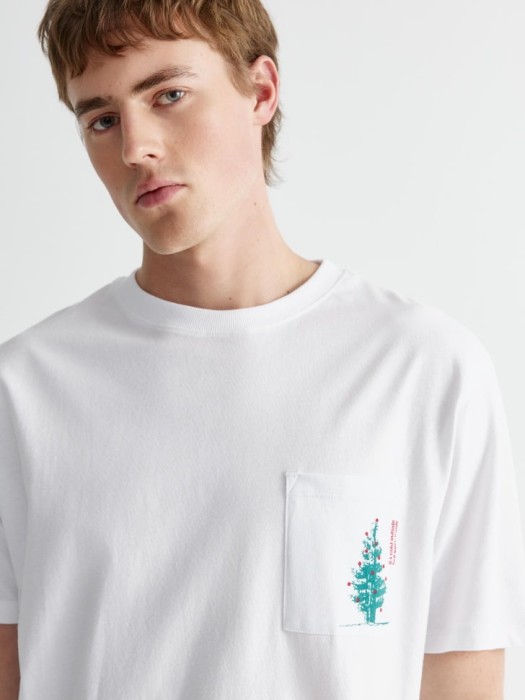 пижамная футболка с новогодним принтом 4680798802299 фотография