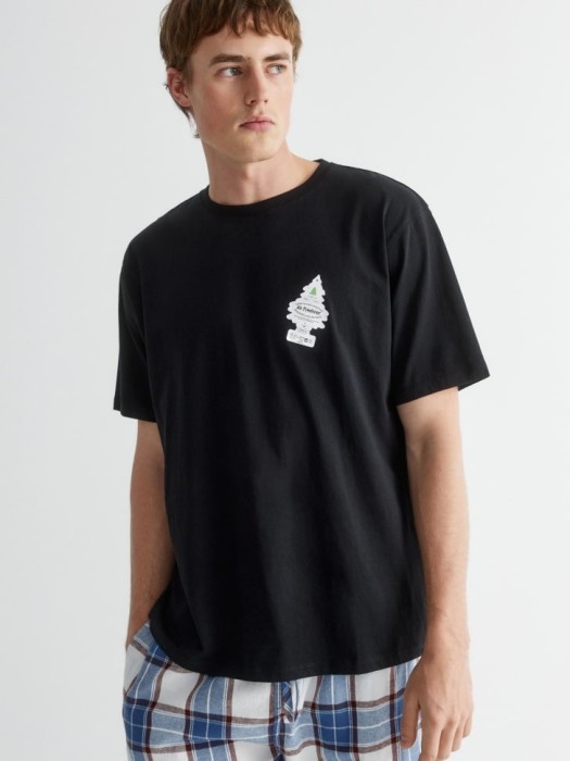 пижамная футболка с новогодним принтом 4610517024398 фотография