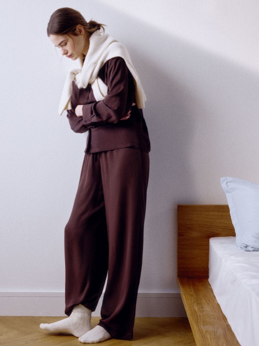 пижамные брюки из струящейся вискозы 4610517094919 фотография