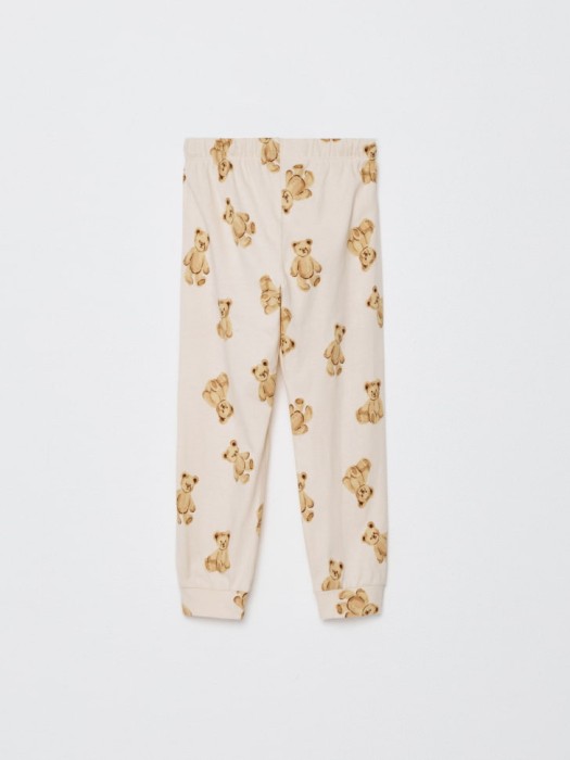 пижамные брюки с принтом для девочек от бренда sela вид слева