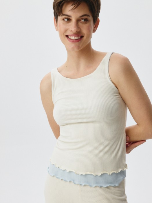 пижамный топ в рубчик 4680704283723 фотография