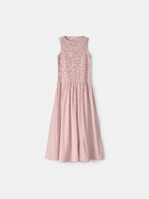 платье миди без рукавов из хлопка 4610517853707 фотография