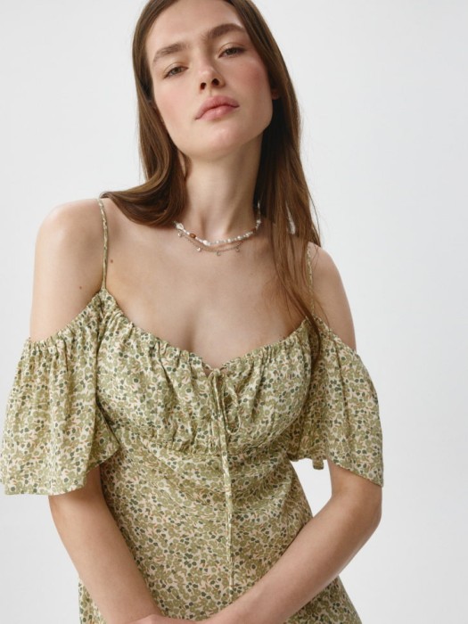 платье миди из вискозы по цене 1799 руб вид справа