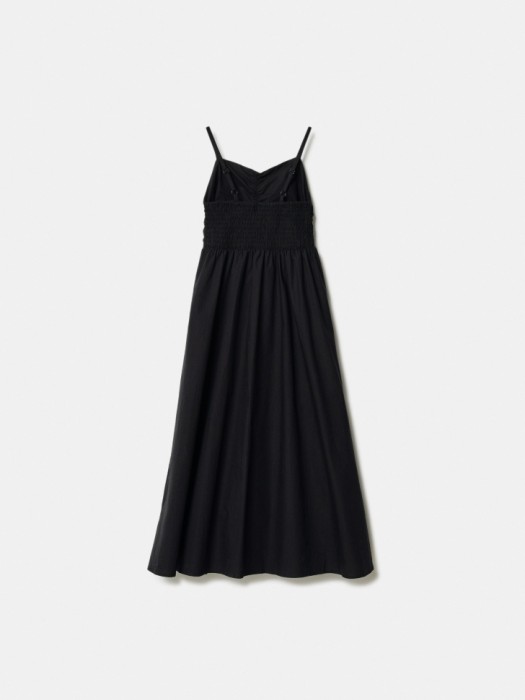 платье миди на бретелях для девочек из россии вид сбоку