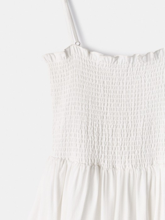 платье миди с вышивкой из хлопка от бренда sela вид слева