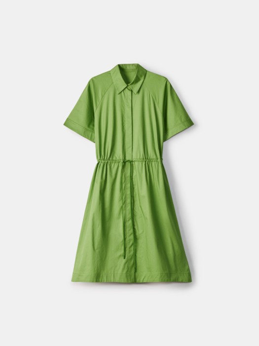 платье-рубашка миди с поясом из хлопка 4610517907530 фотография