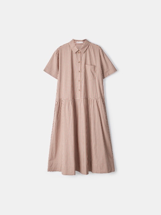 платье-рубашка миди в клетку 4610517984302 фотография