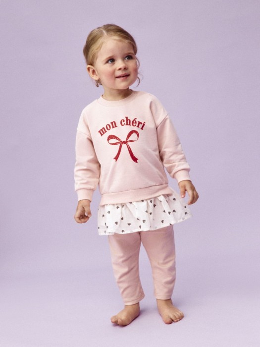 платье с имитацией свитшота для девочек 4680798124162 фотография