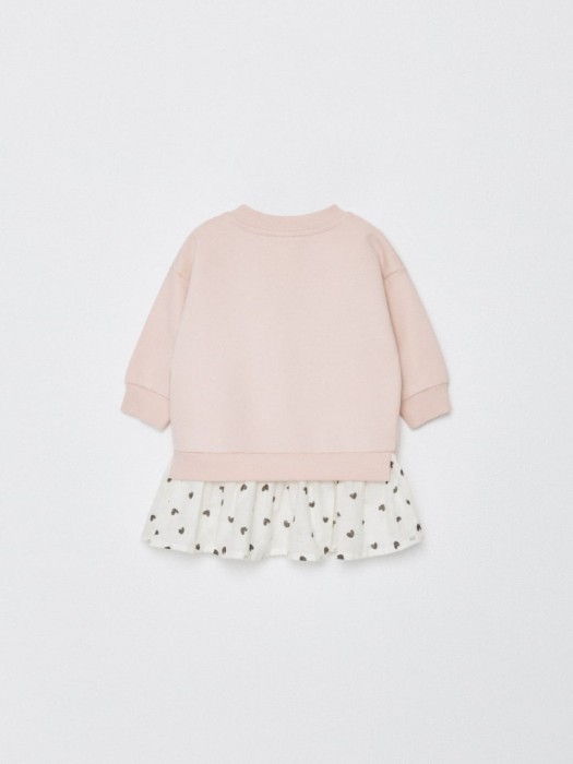 платье с имитацией свитшота для девочек из россии вид сбоку