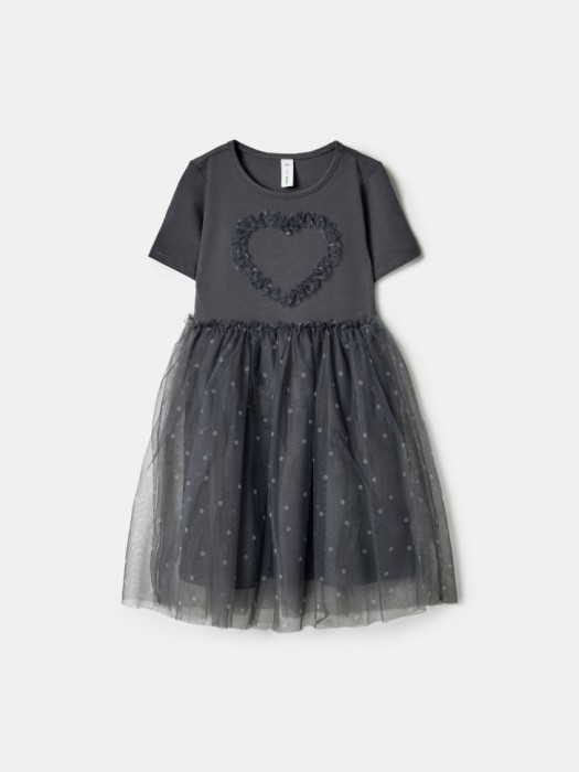 платье с юбкой из сетки для девочек 4610517347107 фотография