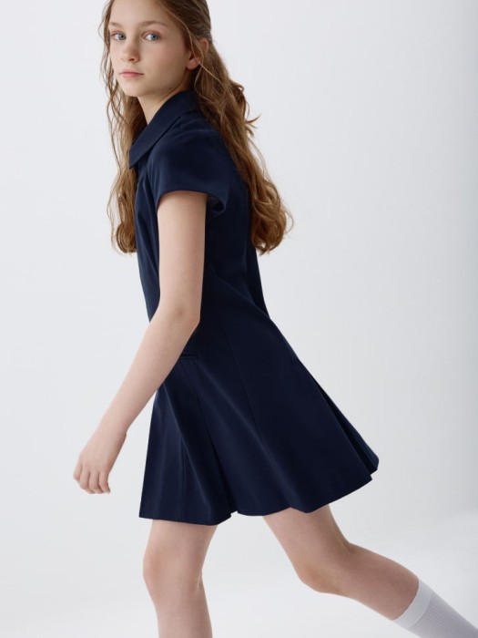 платье с юбкой в складку для девочек 4680798447001 фотография