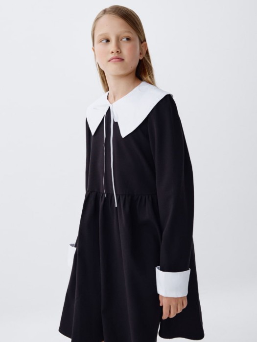 платье со съемным воротником и манжетами для девочек 4680798479385 фотография