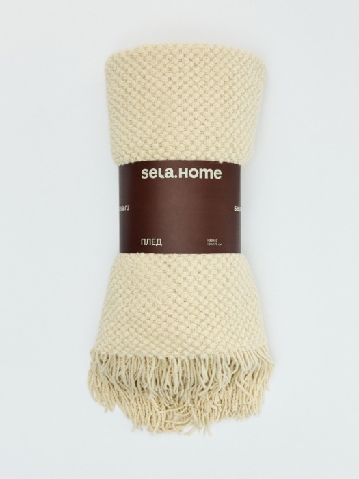 плед с бахромой по цене 2599 руб вид справа