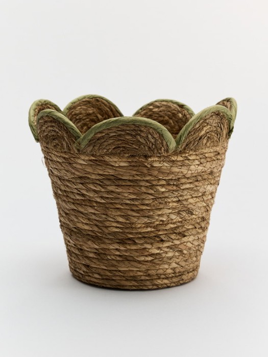 плетеная корзина с фигурной кромкой 4610517169594 фотография