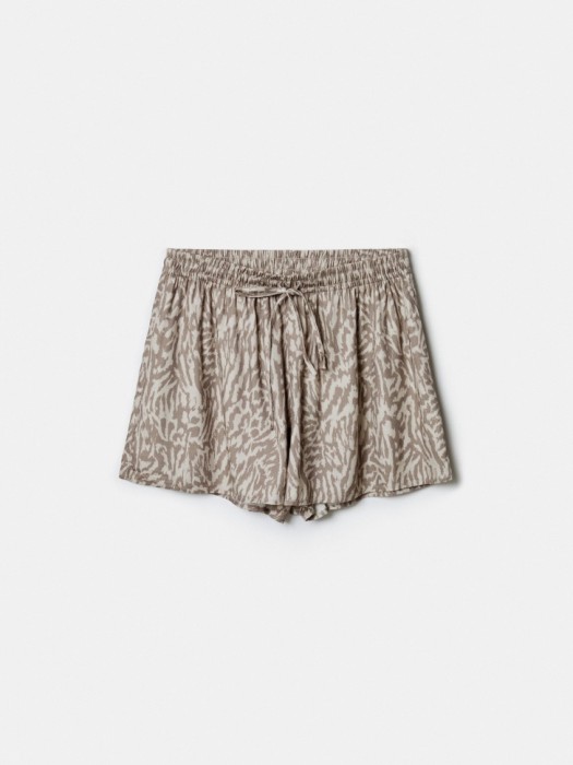 пляжные шорты с принтом из вискозы из вискозы спереди