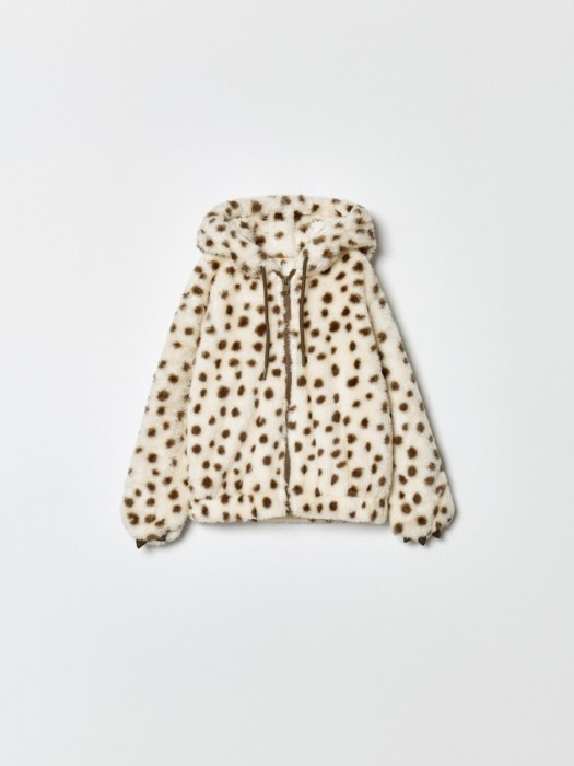 плюшевая толстовка с ушками на капюшоне для девочек 4610517247131 фотография