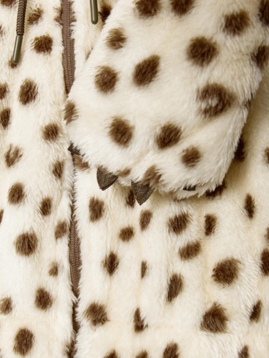 плюшевая толстовка с ушками на капюшоне для девочек по цене 2999 руб вид справа