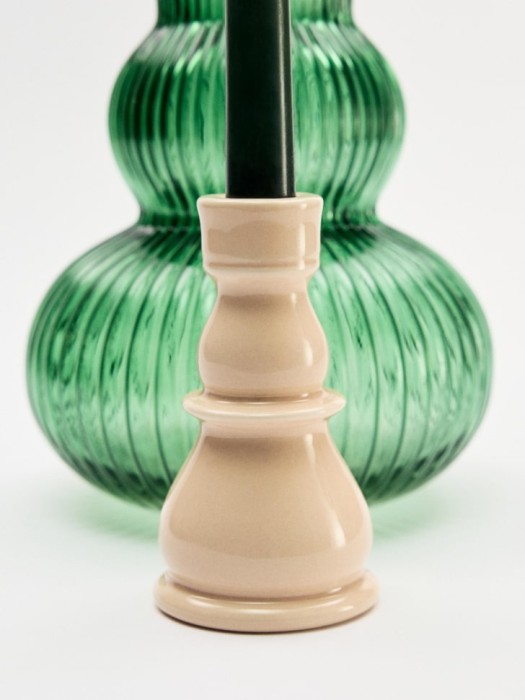 подсвечник из фарфора из россии вид сбоку