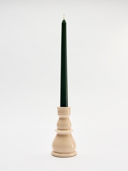 подсвечник из фарфора из проверенных материалов спереди