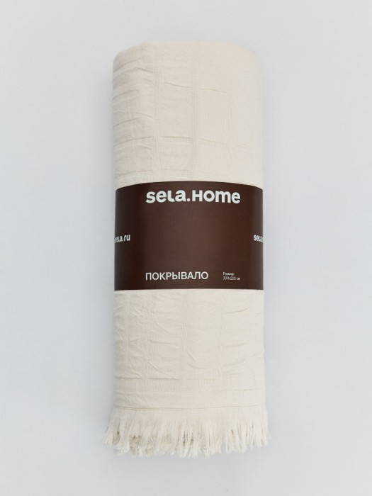 покрывало из хлопка 200х220 см по цене 5499 руб вид справа
