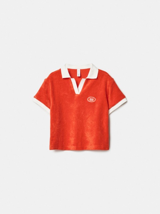 поло из махровой ткани для девочек по цене 1499 руб вид справа