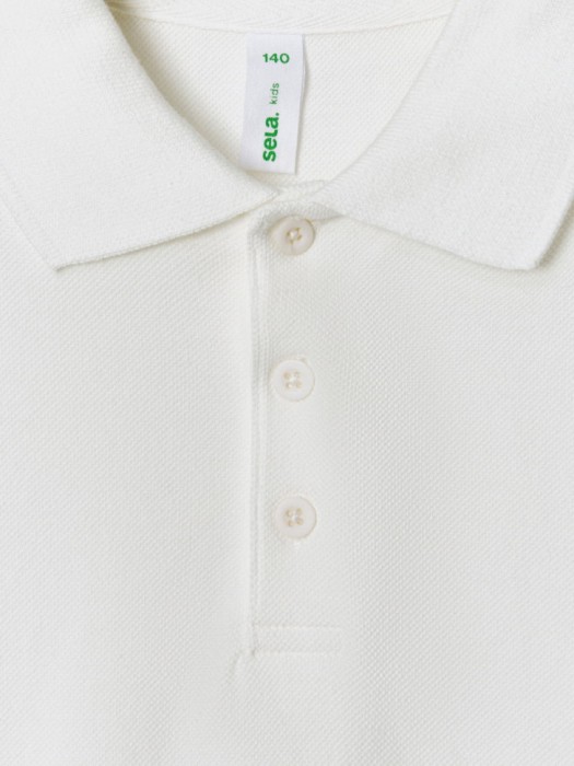 поло оверсайз с коротким рукавом детское из россии вид сбоку