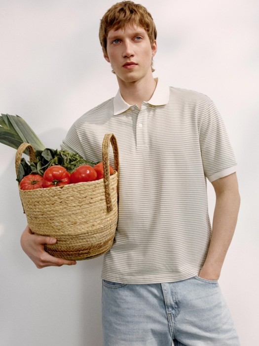 поло в полоску с коротким рукавом 4640611074548 фотография