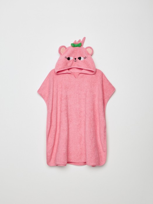 полотенце с капюшоном виви для детей от бренда sela вид слева