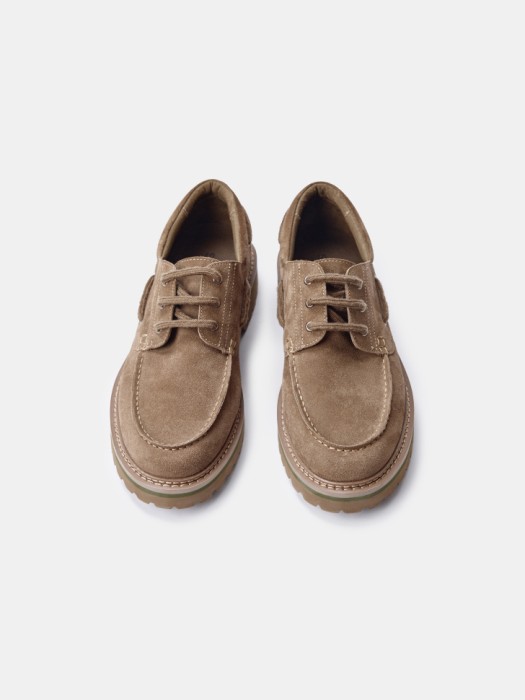 полуботинки из натуральной замши по цене 6999 руб вид справа