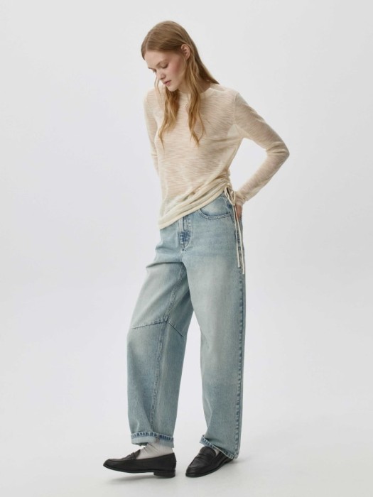 полупрозрачный джемпер из смесовой вискозы по цене 799 руб вид справа