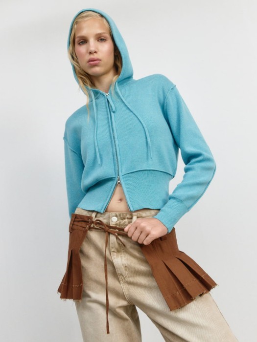 пояс-баска в складку из линейки  young от бренда sela вид слева