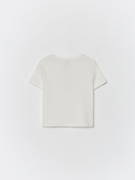 приталенная футболка для девочек из коллекции  х vasilinciaga из россии вид сбоку