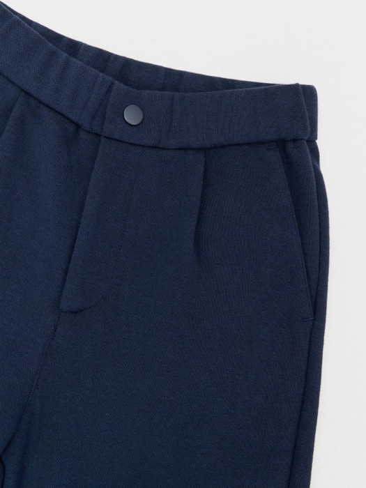 прямые брюки на резинке для мальчиков из россии вид сбоку