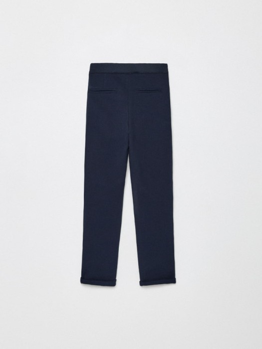 прямые брюки на резинке для мальчиков по цене 1599 руб вид справа