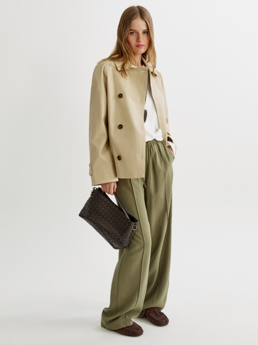 прямые брюки с бархатистым эффектом из россии вид сбоку