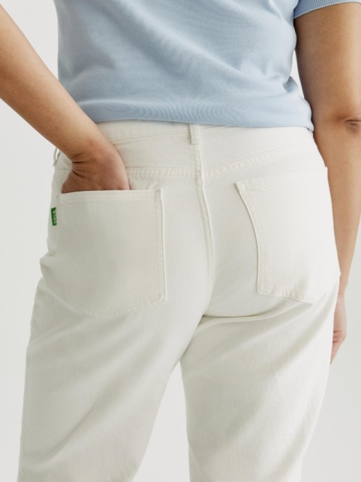 прямые джинсы 403 из органического хлопка для взрослого возраста с изнаночной стороны