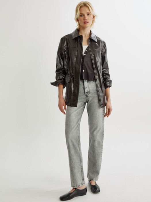 прямые джинсы на высокий рост из органического хлопка фотография