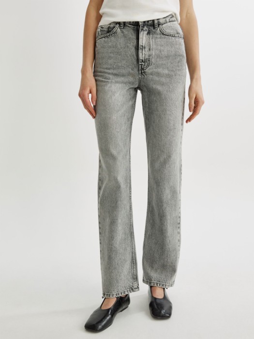 прямые джинсы на высокий рост из органического хлопка от бренда sela вид слева