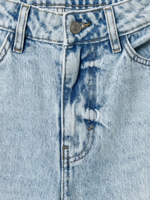 прямые джинсы на высокий рост из органического хлопка универсального стиля с лицевой стороны