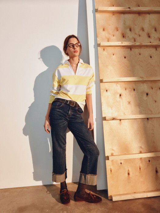 прямые джинсы с подворотом из линейки  young 4610517850591 фотография