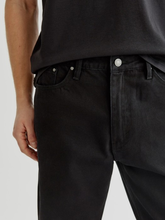 прямые джинсы со средней посадкой из россии вид сбоку